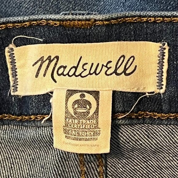 Madewell Skinny Crop Jeans Distressed School Ethical Boho Grunge Staple 28 - Picture 3 of 8